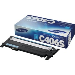 Samsung CLP360/CLX3305 Cyan Cartucho de Toner Original - CLT-C406S/ST984A