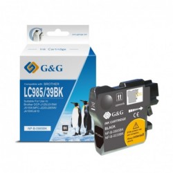 G&G Brother LC985XL Negro Cartucho de Tinta Generico - Reemplaza LC985BK