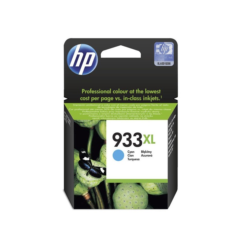 HP 933XL Cyan Cartucho de Tinta Original - CN054AE