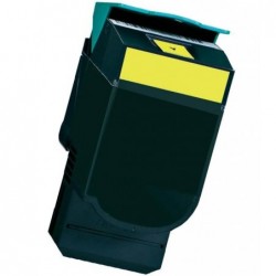 Lexmark CX310/CX410/CX510 Amarillo Cartucho de Toner Generico - Reemplaza 80C2SY0/80C2SYE/802SY