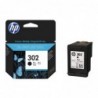 HP 302 Negro Cartucho de Tinta Original - F6U66AE