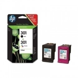 HP 301 Negro + Color Pack...