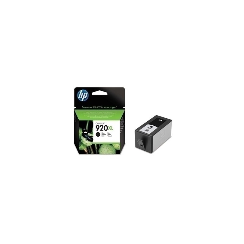 HP 920XL Negro Cartucho de Tinta Original - CD975AE