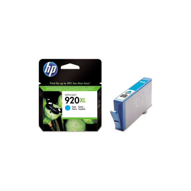 HP 920XL Cyan Cartucho de Tinta Original - CD972AE