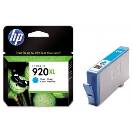 HP 920XL Cyan Cartucho de Tinta Original - CD972AE