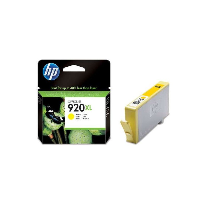 HP 920XL Amarillo Cartucho de Tinta Original - CD974AE