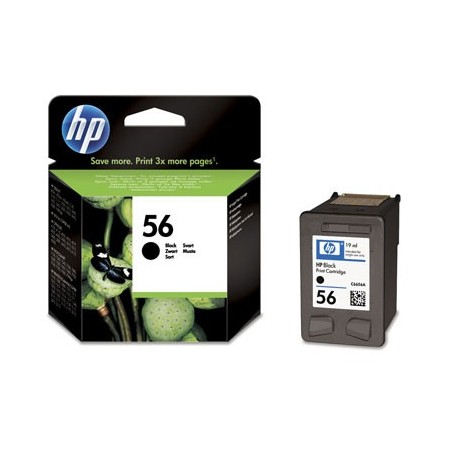 HP 56 Negro Cartucho de Tinta Original - C6656AE