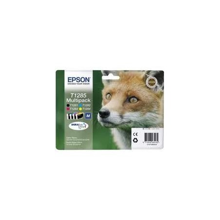 Epson T1285 Pack de 4 Cartuchos de Tinta Originales - C13T12854012